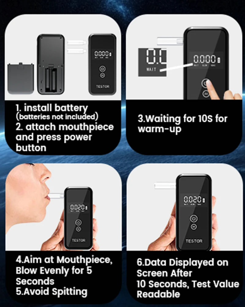 BreathCheck Portable Digital Breathalyzer